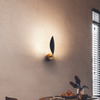 Kinkiet designerski Buket 639401135 Elkim LED 2W 3000K liść złota czarny złoty