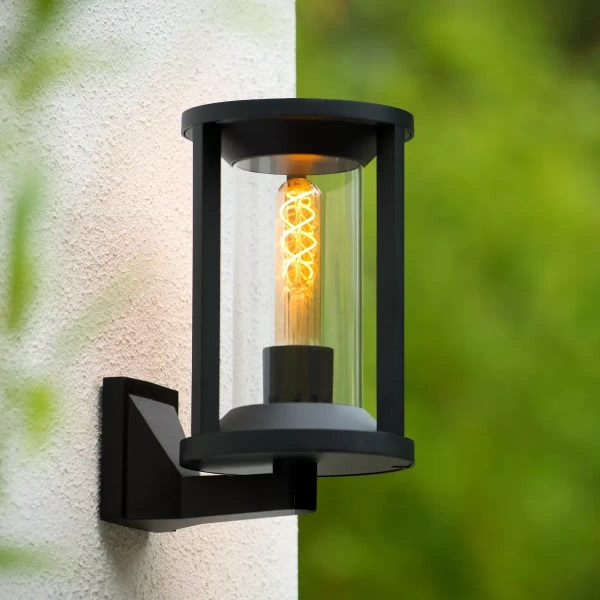 Elewacyjny kinkiet ścienny CADIX 15803/01/30 Lucide IP65 czarna