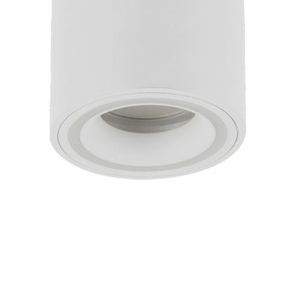 Metalowa lampa sufitowa Indi 04045 biała tuba do przedpokoju