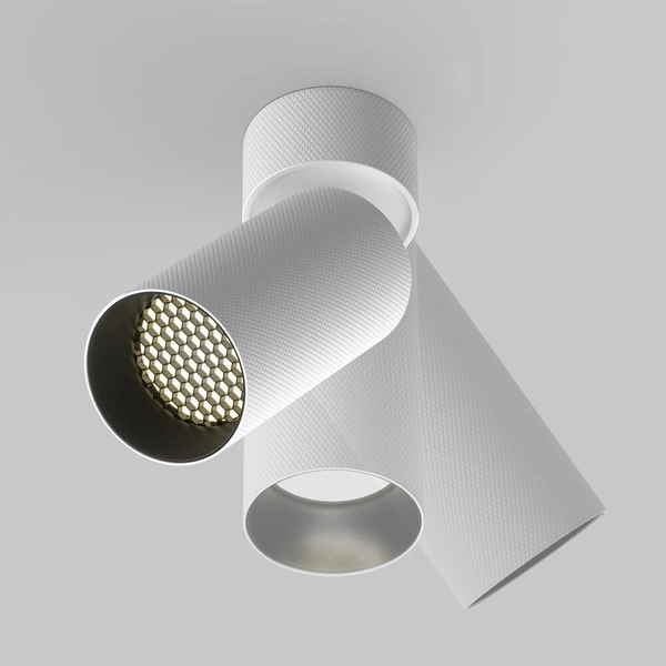 Metalowa lampa sufitowa Artisan C082CL-01-GU10-W Maytoni regulowana biały