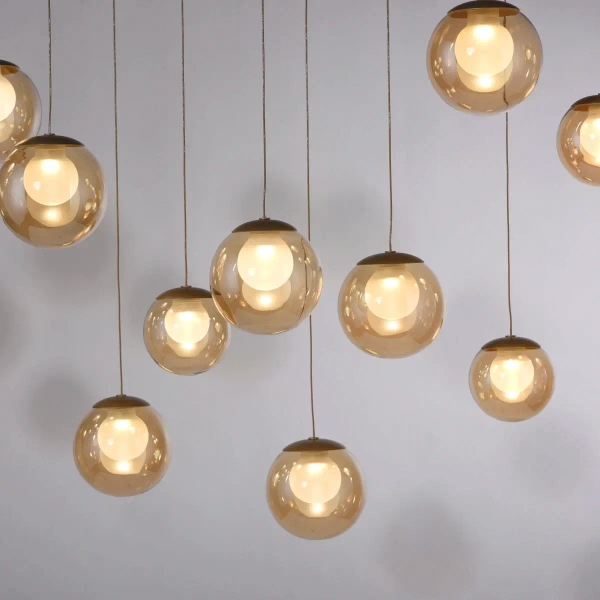 Wisząca lampa PURE POPUP brązowa 2590-97 13xLED 3W 2200-5000K sterowana góra-dół