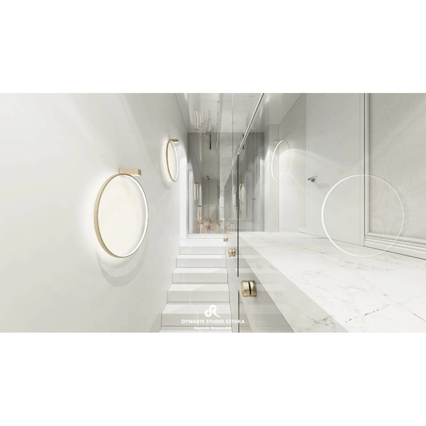 Ścienna lampa Agaro 4314 Shilo LED 26W 3000K pierścień złota