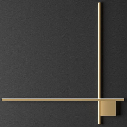 Lampa ścienna Cruez CGCRUEZ COPEL LED 14W 3000K minimalistyczna złota