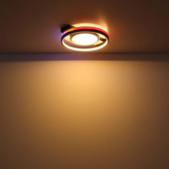 Plafon okrągły Gisell 41393-40 LED 40W 3000-6500K ściemniacz czarny