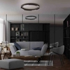Zaokrąglona lampa magnetyczna Magnetic Track ML8687 LED 10W 3000K czarny