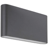 Elewacyjna LAMPA ścienna NESNA 7952 Rabalux prostokątna OPRAWA zewnętrzna LED 12W 3000K kinkiet IP54 grafitowa