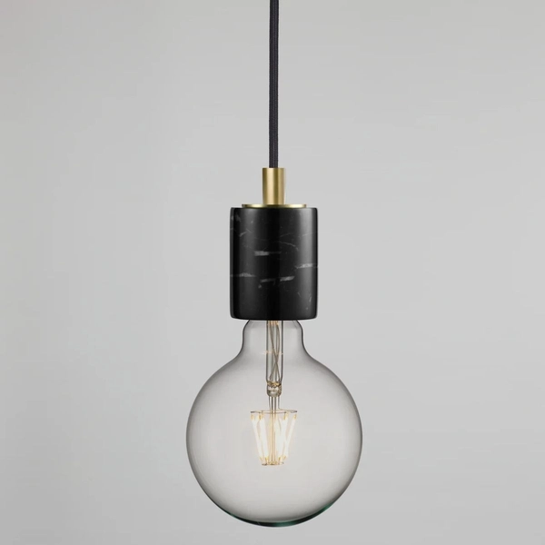 Dekoracyjna lampa wisząca Siv 45883003 Nordlux marmur czarny