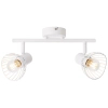 Lampa sufitowa podwójna Elhi 71913/05 regulowana biała