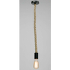 LAMPA wisząca ULLEU 69029H Globo skandynawska OPRAWA zwis lina rope brązowa czarna