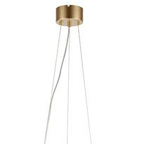 Loftowa LAMPA wisząca CIRCLE 108050 Markslojd metalowa OPRAWA modernistyczny ZWIS szklane kule złote przydymione