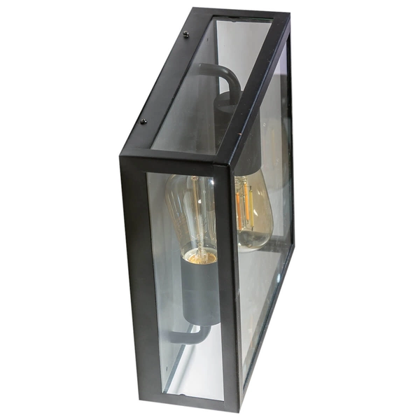 Elewacyjna lampa ogrodowa Niklas AZ4488 IP44 kwadratowa czarna