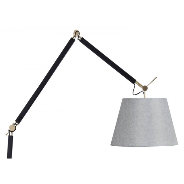 Stojąca lampa regulowana Zyta AZ4193+AZ2604 do czytania czarny szary