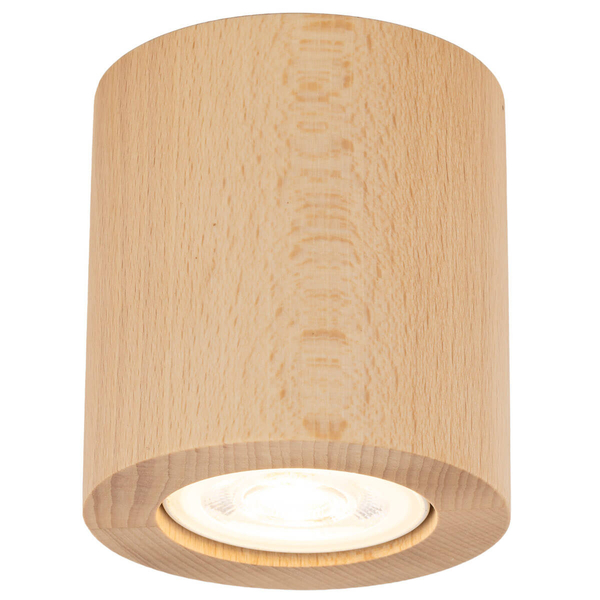 Sufitowa lampa do jadalni Eve 10121 tuba sopel punktowa drewniana