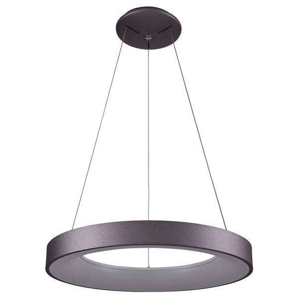 LAMPA wisząca GIULIA 5304-850RP-BK-3 Italux OPRAWA okrągła LED 50W 3000K pierścień ring czarna