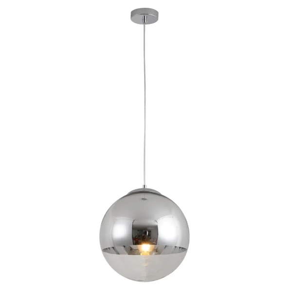 Lustrzana lampa wisząca Flash MP1238-300 chrome Step kula szklana chrom
