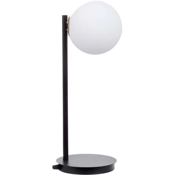 Stojąca LAMPKA loftowa GAMA 50201 Sigma metalowa LAMPA kula ball na biurko czarna biała