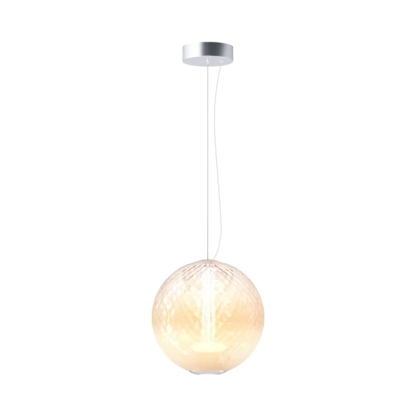 Kulista lampa wisząca okrągła Bruma MOD397PL-L15CH2.7K LED 15W 2700K chrom