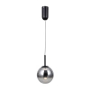 Kulista lampa wisząca Velada PND-34381-1-BK LED 5W 3000K czarny przydymiony