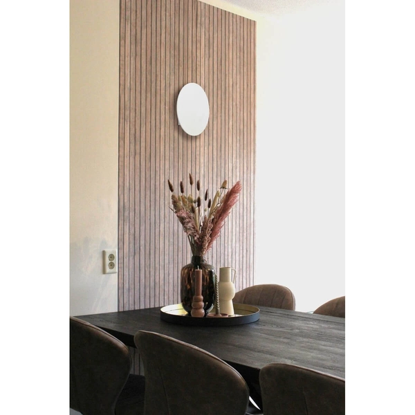 Okrągły kinkiet Pero K-5321 Kaja minimalistyczny do jadalni metalowy biały