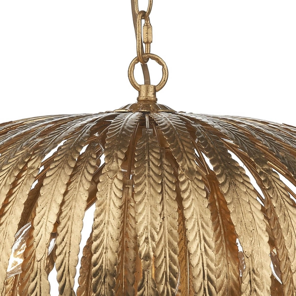 Wisząca lampa liście ATTICUS ATT0535 dekoracyjna złoty