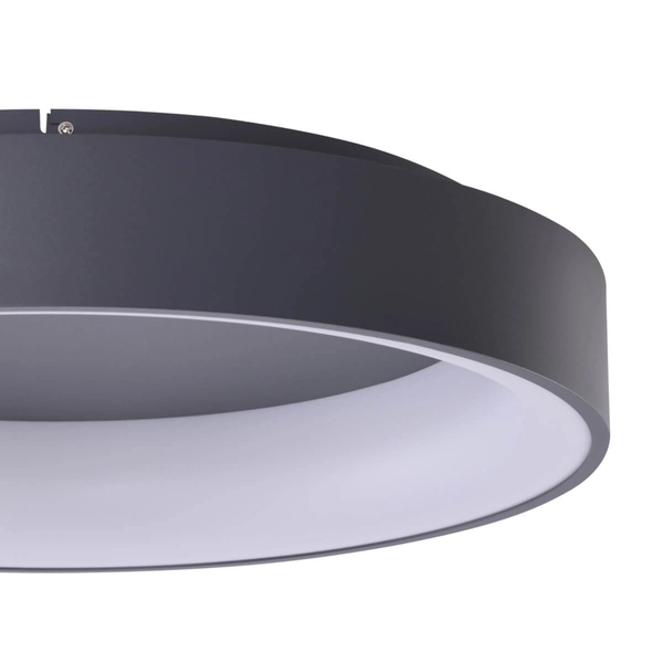 Szara lampa natynkowa Solvent LED 120W 3000-6000K nowoczesny pilot