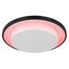Ściemnialny plafon z pilotem Morgan 41390-21 LED 21W CCT RGB czarny