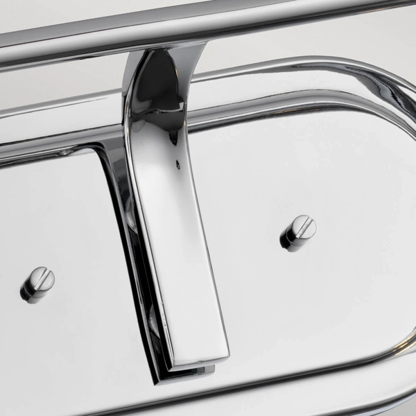 Podwójna lampa ścienna Braelyn QN-BRAELYN2-PC Quintiesse do łazienki IP44 chrom