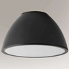 Industrialna LAMPA sufitowa SASEBO 7968 Shilo metalowa OPRAWA okrągły plafon czarny