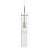 Loftowa LAMPA wisząca TUBO 108112 Markslojd szklana OPRAWA tuba zwis stal przezroczysty