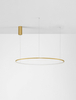 Lampa wisząca TOLUCA LE42779 Luces Exclusivas pierścień LED 58W 3000K złoty