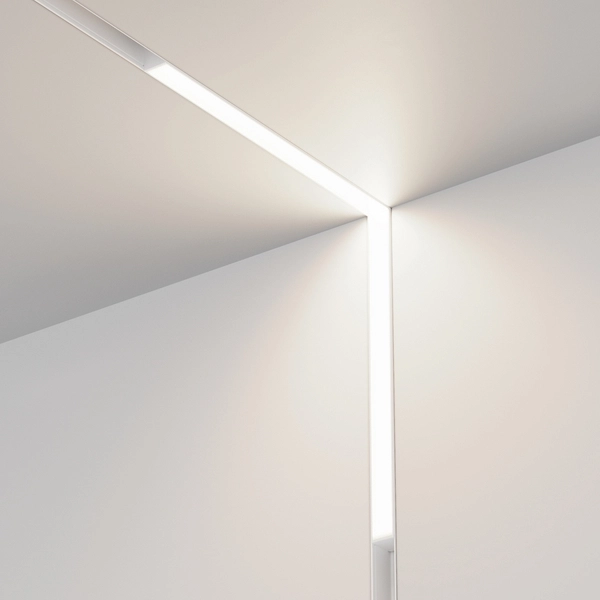 Lampa szynowa narożna do jadalni Basis TR102-24W4K-W LED 24W 4000K magnetyczna biała