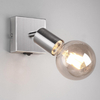 Ścienna LAMPA loftowa VANNES  R80181707 RL Light kinkiet OPRAWA metalowa reflektorek regulowany nikiel mat