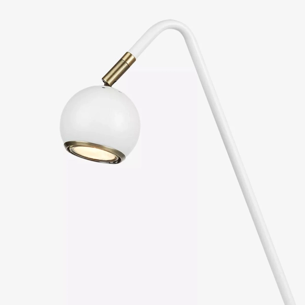 Lampka biurkowa COCO 107341 Markslojd regulowana z kulistym kloszem biała