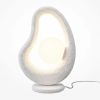Nocna lampa do sypialni Opus MOD380TL-01W kula biała