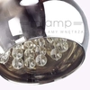 LAMPA wisząca CRYSTAL P0076-01A-F4FZ Zumaline szklana OPRAWA zwis glamour z kryształkami chrom