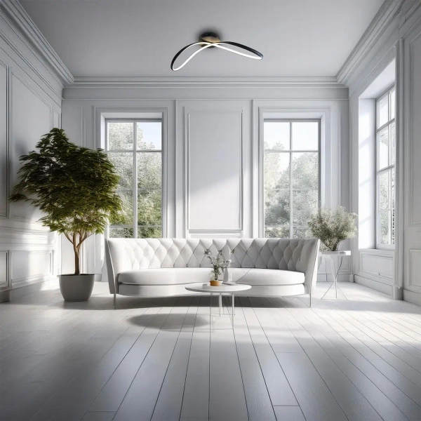 Loftowa lampa sufitowa INFINITY ML1574 LED 21W 4000K do jadalni czarny