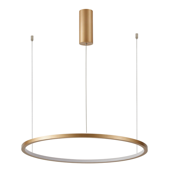Lampa zwis ring Vinola PND-56135B-100RPP-GD-3KS4K-TRDIMM Italux LED 58W 3000-4000K złoty