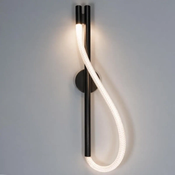 Lampa ścienna SERPENTE 1755 czarna LED 12W 3000-6000K CCT wężyk