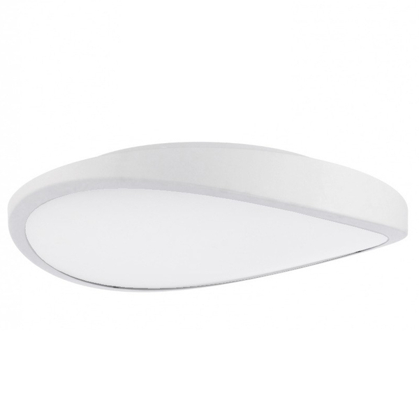 Biała lampa natynkowa Circulo pokojowy plafon nad stolik