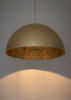 Wisząca lampa salonowa Sfera złota kopuła nad stolik