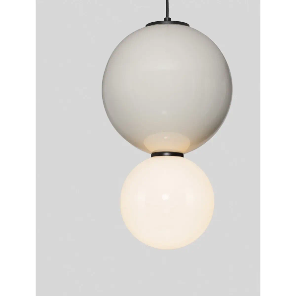 Okrągła lampa wisząca JORELIA LE45246 LED 7W 3000K nad stół biała szara