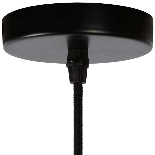 Plisowana LAMPA wisząca GOSSE 13435/01/31 Lucide porcelanowa OPRAWA retro ZWIS angielski biały