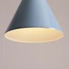 Nowoczesna lampa podłogowa Form Floor 1108A16 Aldex do sypialni niebieska