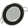 Podtynkowe LAMPY sufitowe SUN OLAL 305251 Polux zestaw 3 OPRAW okrągłych LED 10,5W 3000K do zabudowy czarne