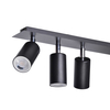 Wisząca lampa sypialniana Albio K-4138 Kaja ze szklany kulami ruchoma czarna