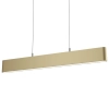 Lampa wisząca listwa podłużna metalowa LED 23W 3000K złota Step OUTLET