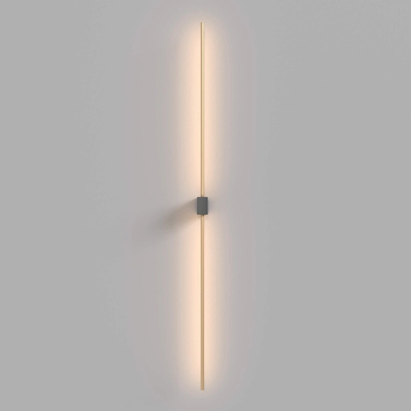 Lampa ścienna do salonu Pars C071WL-L12GB3K LED 12W złota