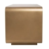 Metalowy stolik kawowy NOURA MM001501100368 złoty do salonu 40cm