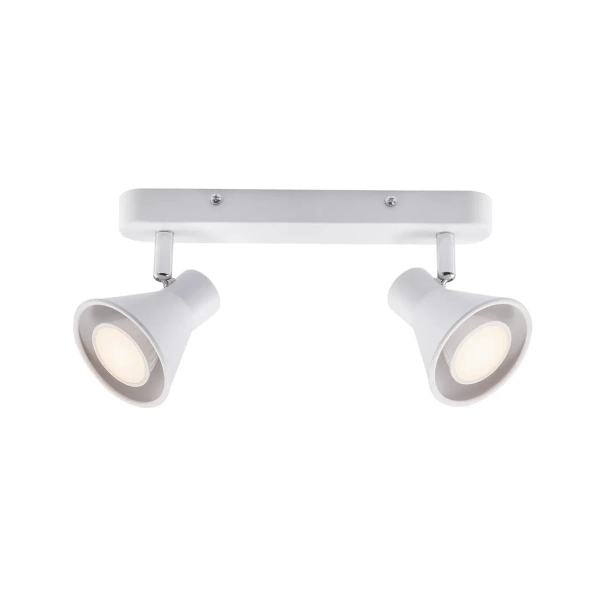 Lampa sufitowa reflektorki regulowane Eik 45770101 podwójna biały