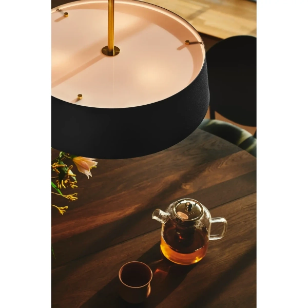 Salonowa lampa wisząca Clasi 2312623003 okrągła czarny